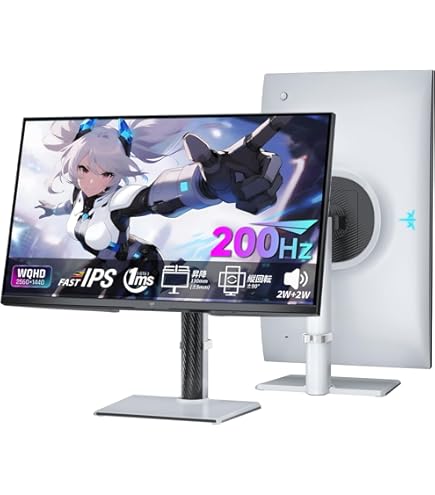 Amazon.co.jp: KTC 27” Gaming Monitor 180Hz QHD(2560× 1440p